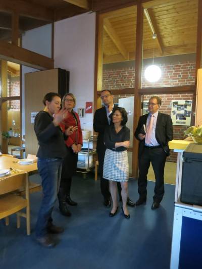 Besuch beim NRZ mit Kollegen der CDU-Brgerschaftsfraktion und Jens Spahn MdB