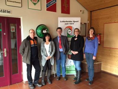 Unterwegs im Wahlkreis: In Bremerhaven besuche ich den Sport-Freizeit Leherheide Bremerhaven e.V
